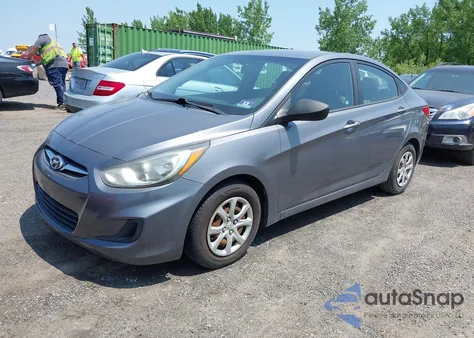 2013 Hyundai Accent Gls from USA, damaged, VIN KMHCT4AE3DU507491